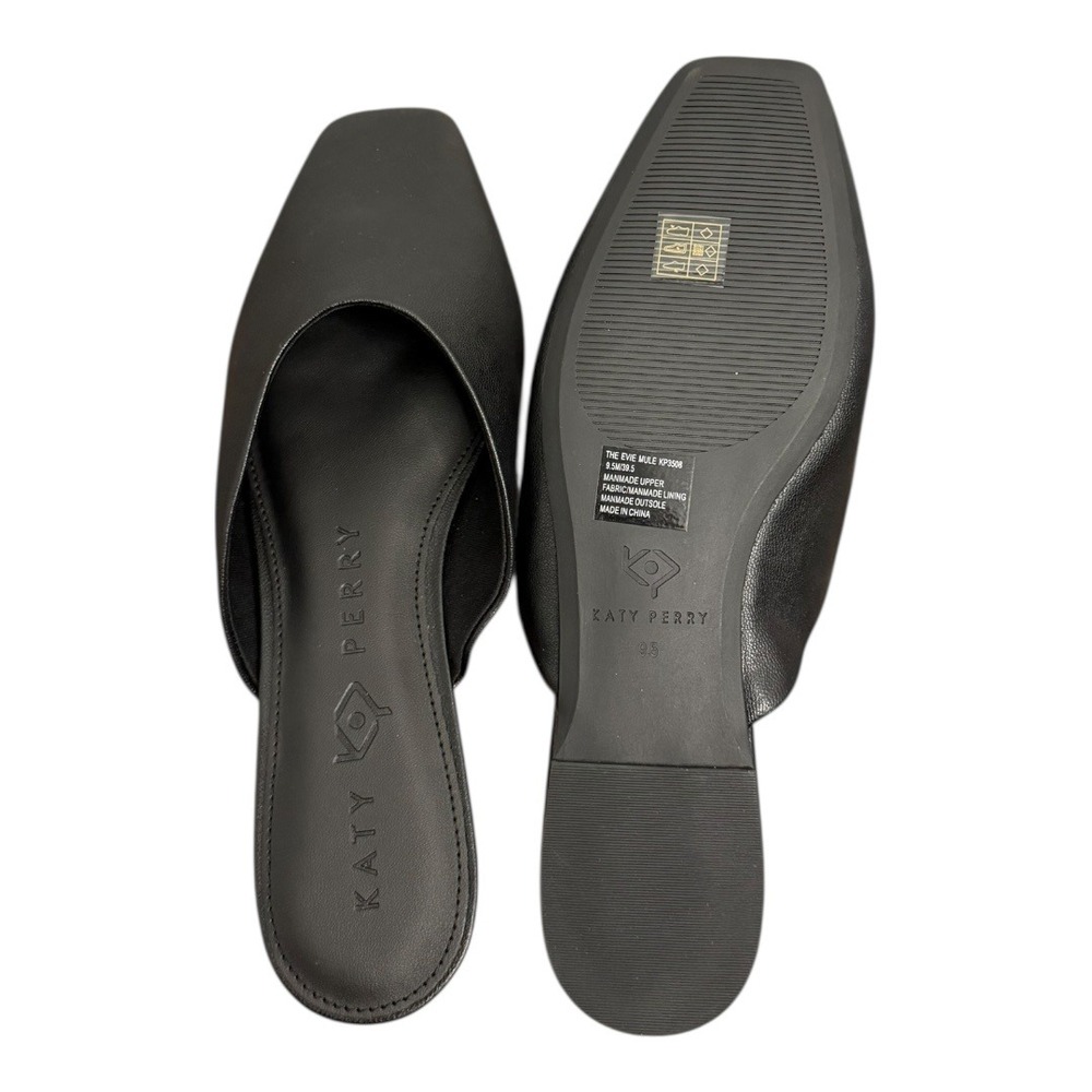 Katy Perry The Evie Mule Textured Nappa Black 9.5 NIB‎ - Picture 7 of 11